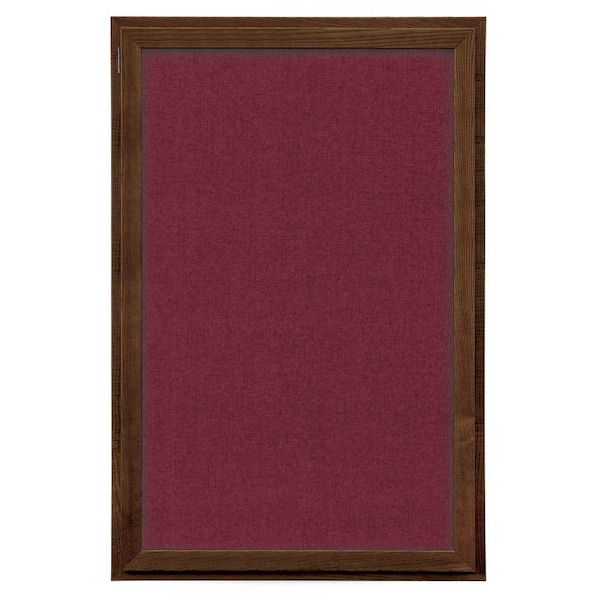 United Visual Products Indoor Enclosed Combo Board, 72"x36", Satin Frame/Grey & Pearl UVCB7236-GREY-PEARL - main
